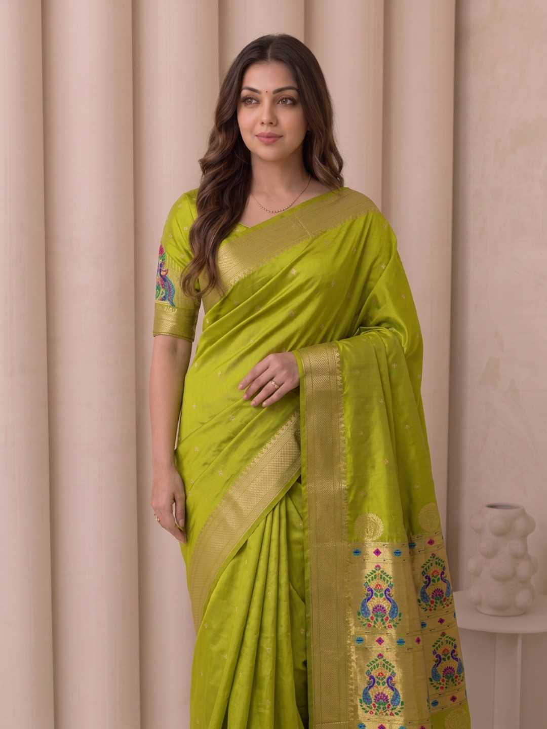 Mayuri Paithani Silk Designer Saree