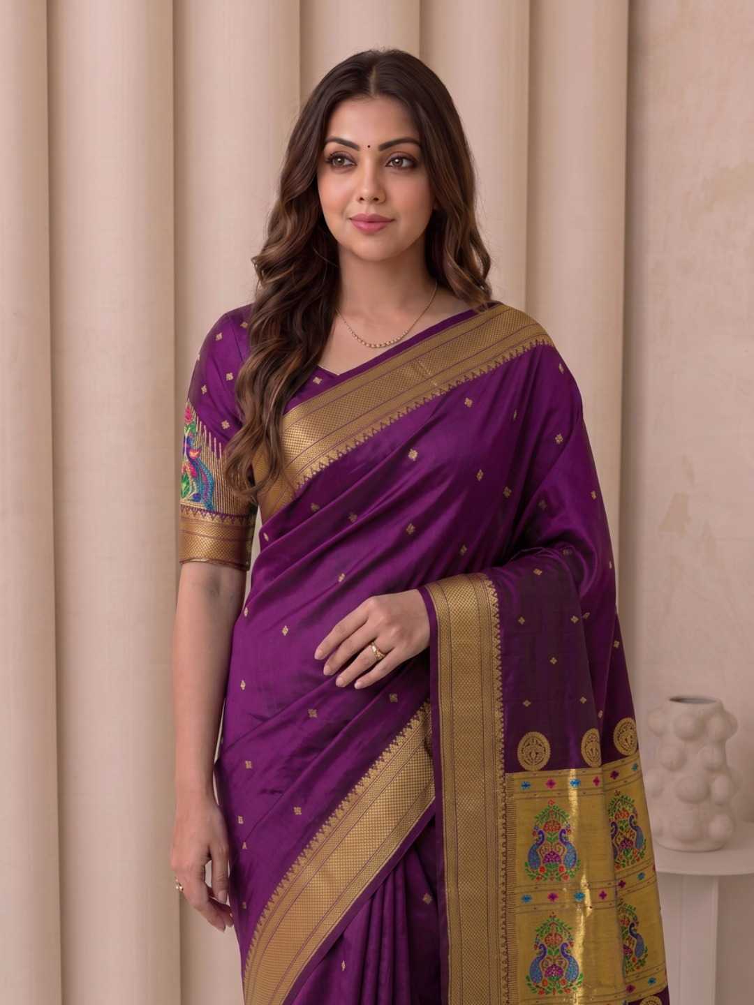 Mayuri Paithani Silk Designer Saree