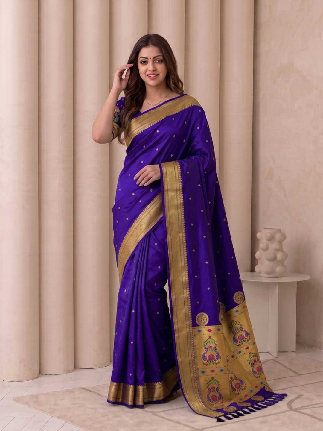 Mayuri Paithani Silk Designer Saree