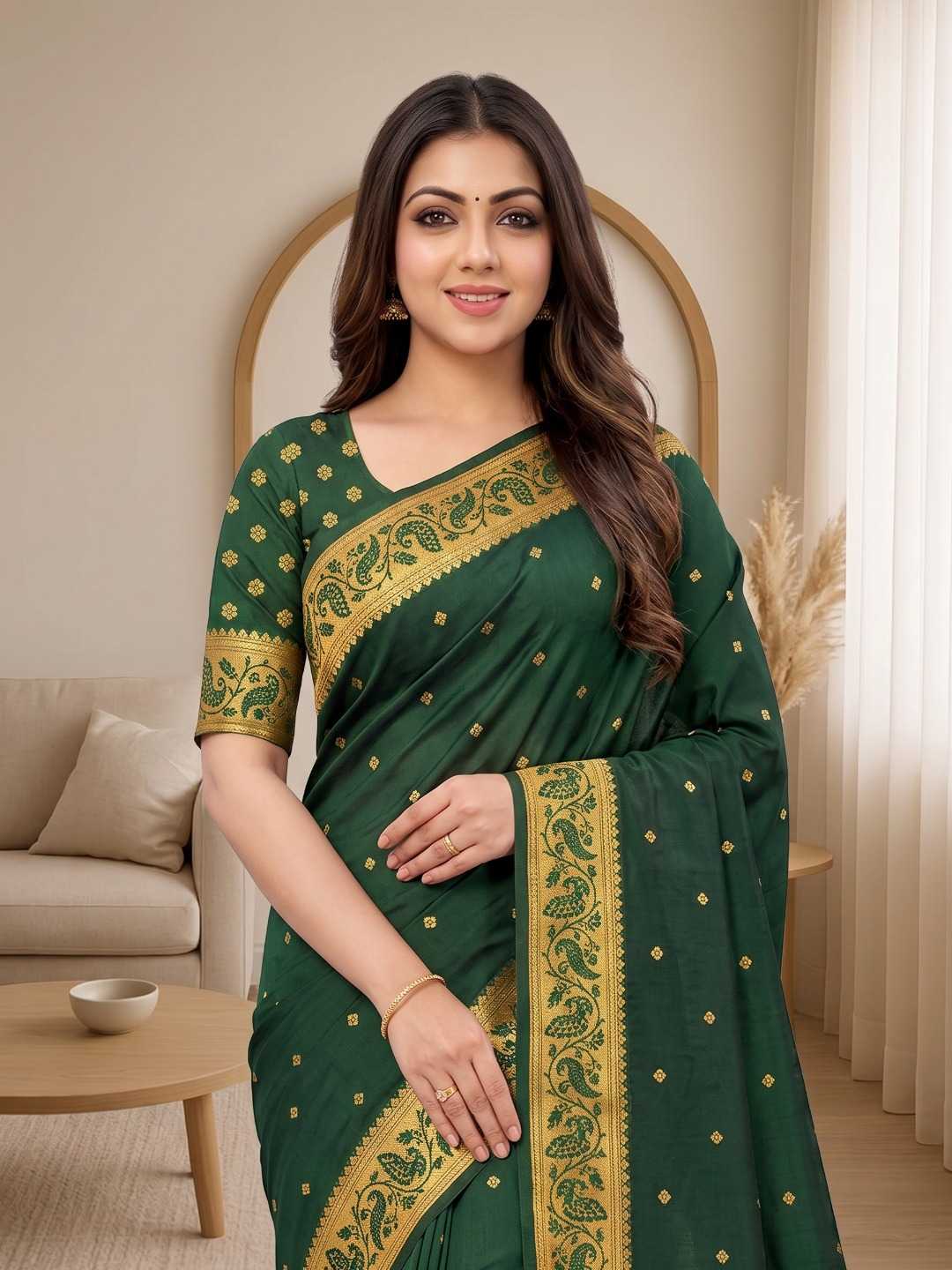 Morni Soft Silk Paithani Saree