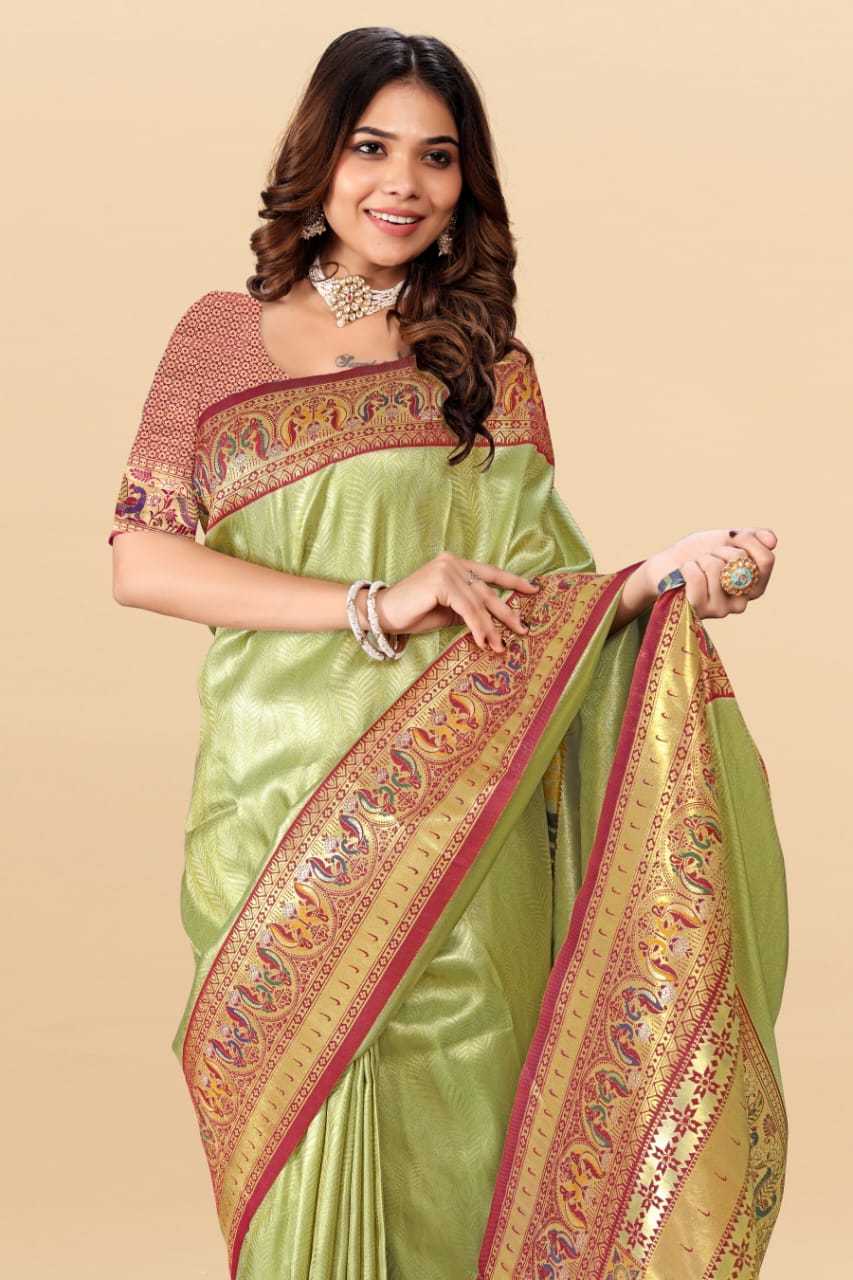Pallavi Tissue Silk Paithani Saree