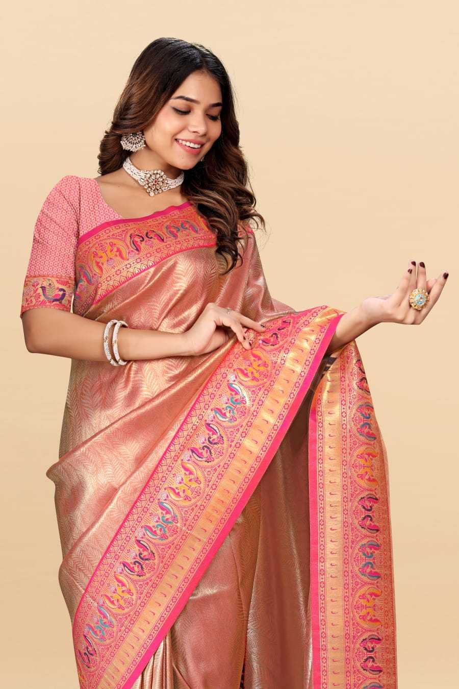 Pallavi Tissue Silk Paithani Saree