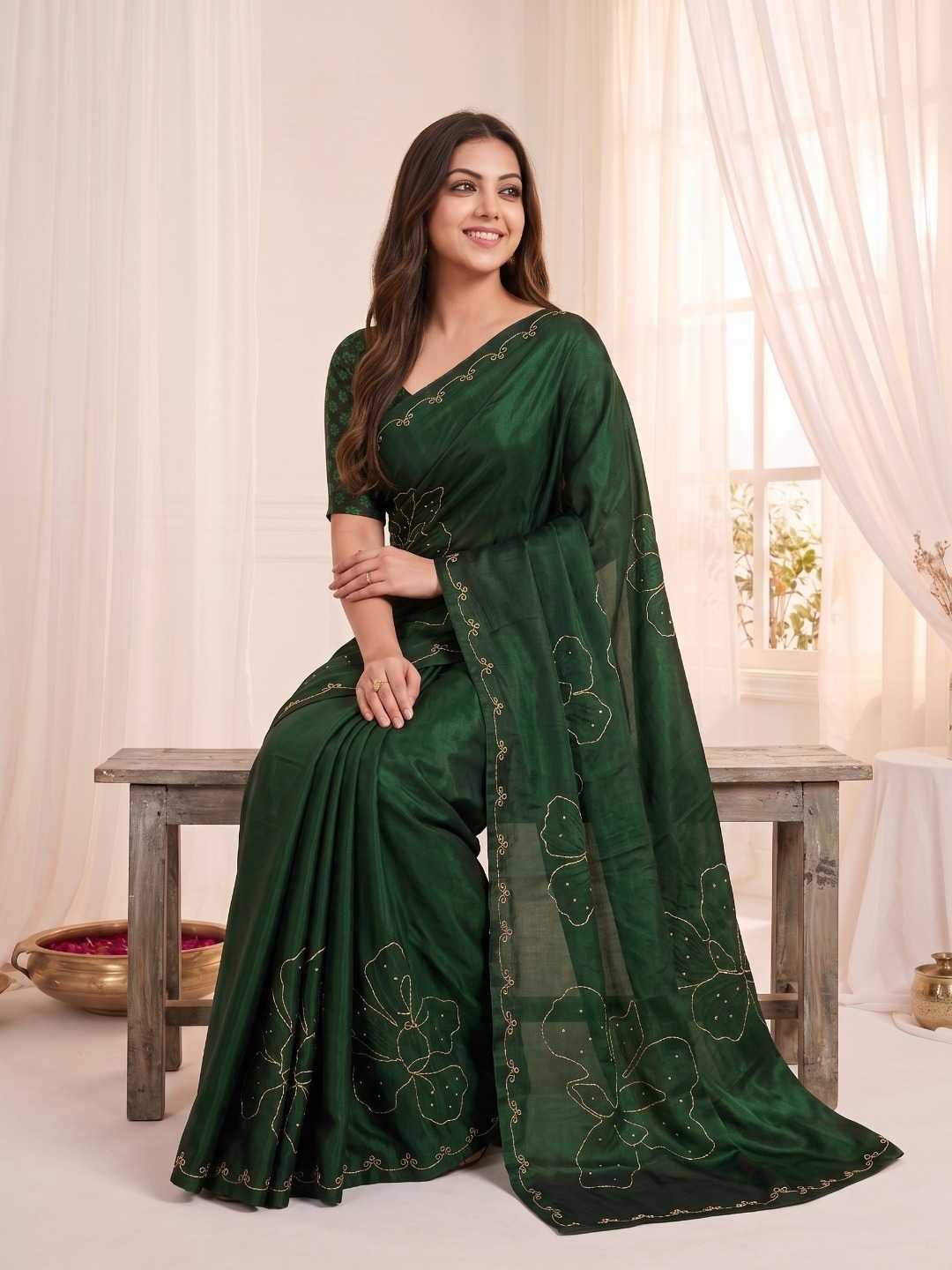 Satin Silk Soft Saree