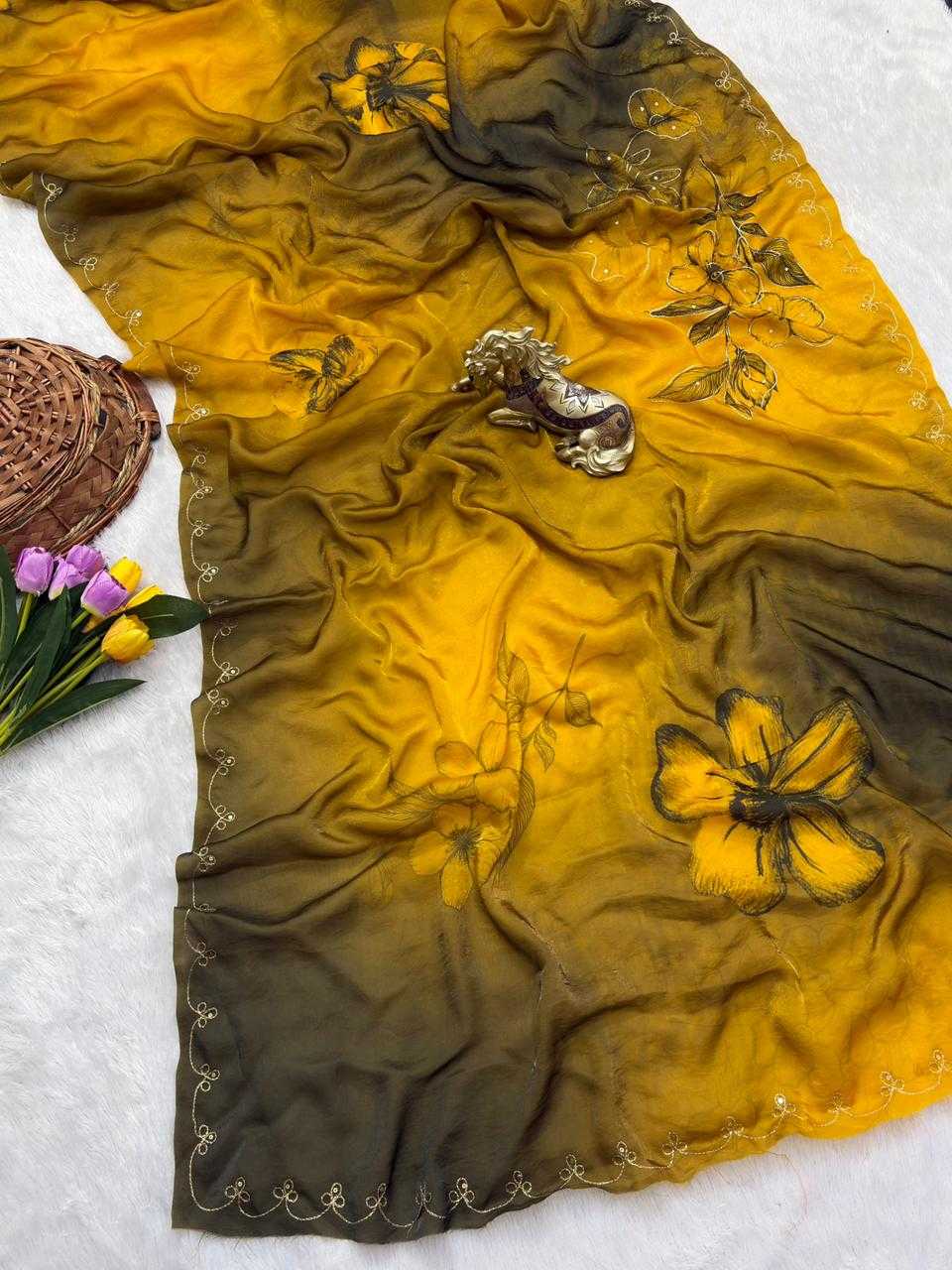 Roopkala Satin Silk Soft Saree