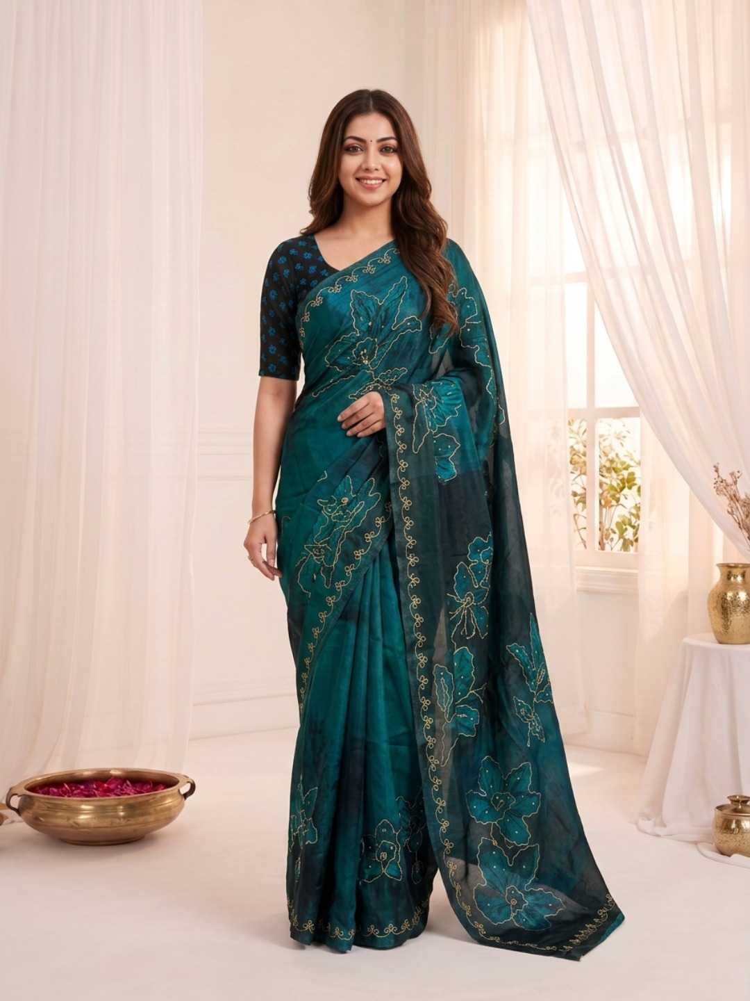 Satin Silk Soft Saree