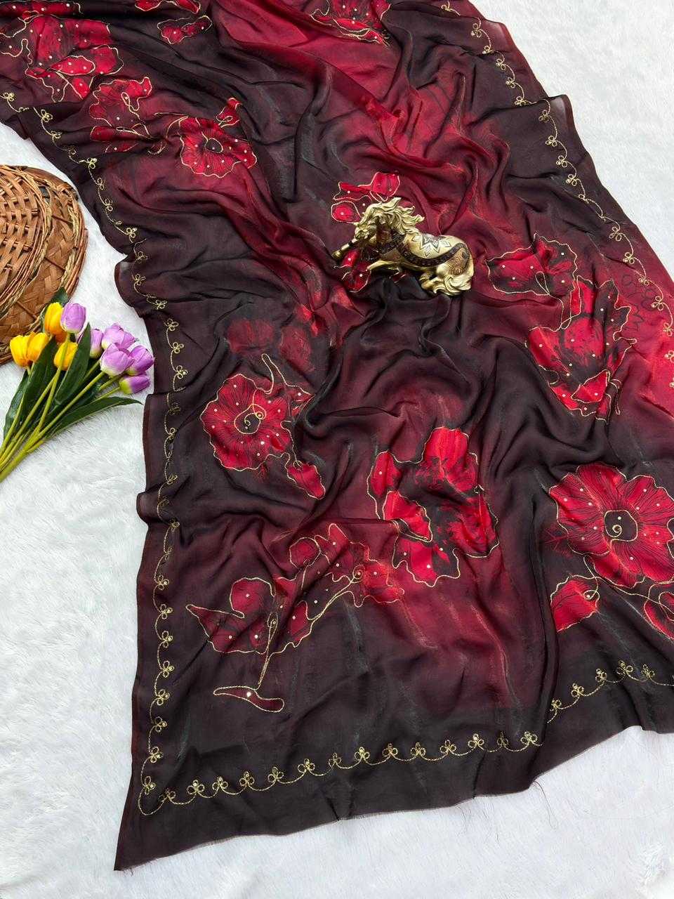 Satin Silk Soft Saree