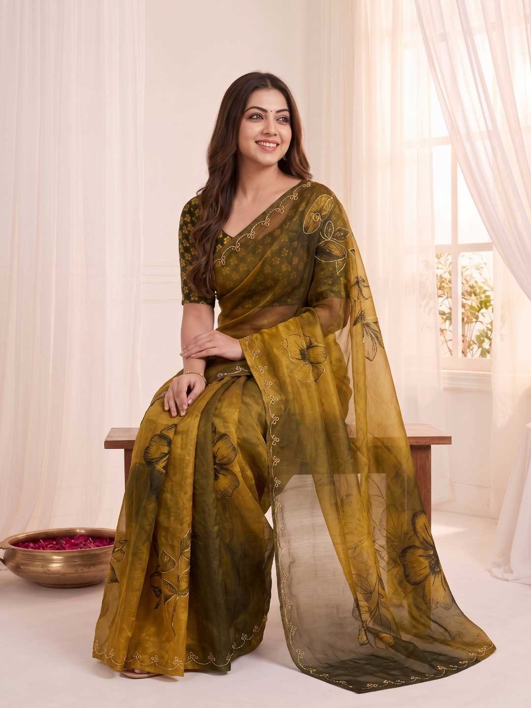 Satin Silk Soft Saree