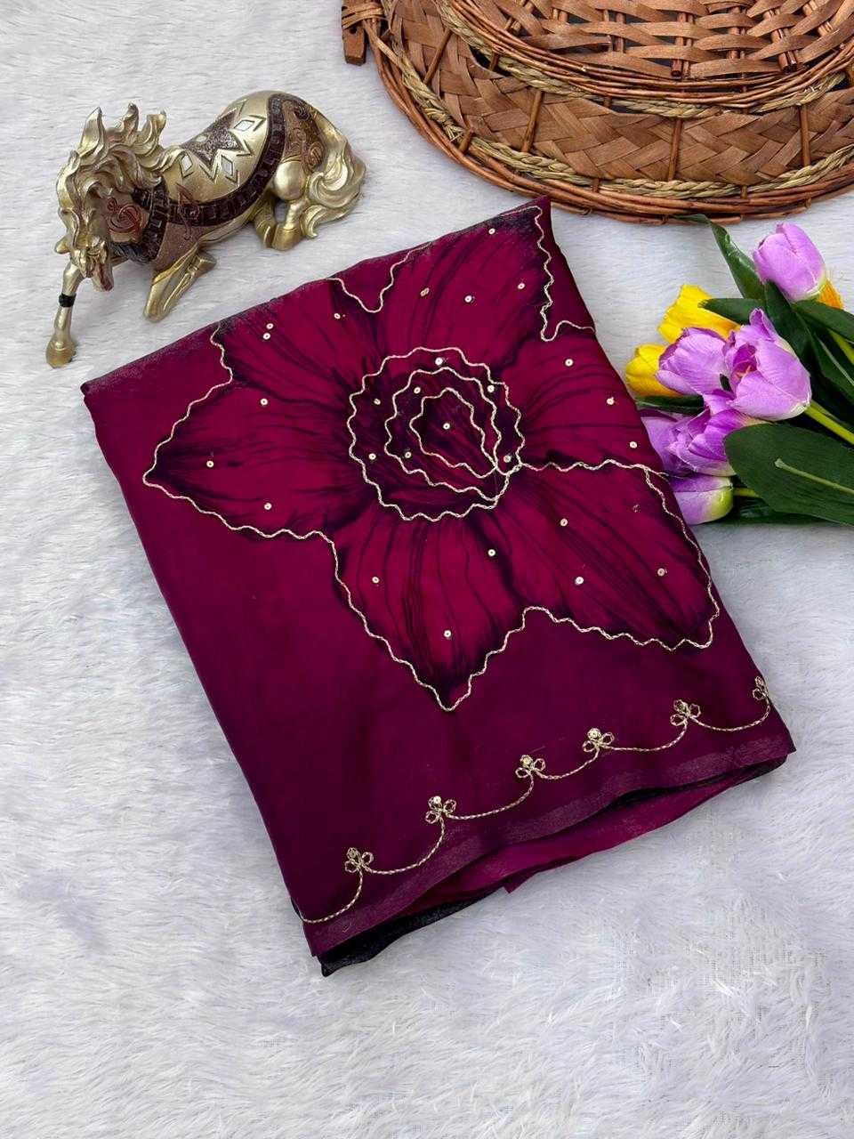 Satin Silk Soft Saree