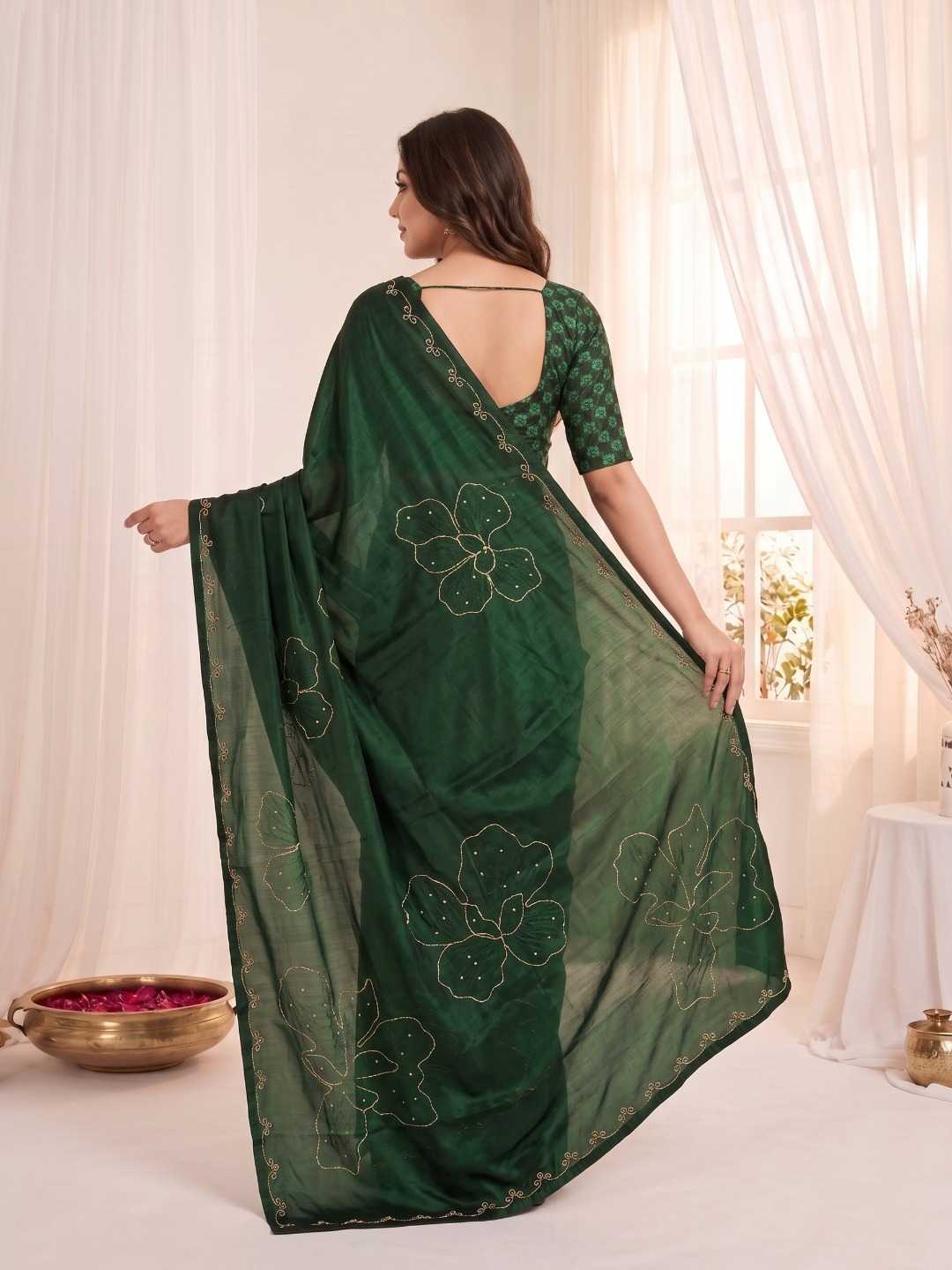 Satin Silk Soft Saree