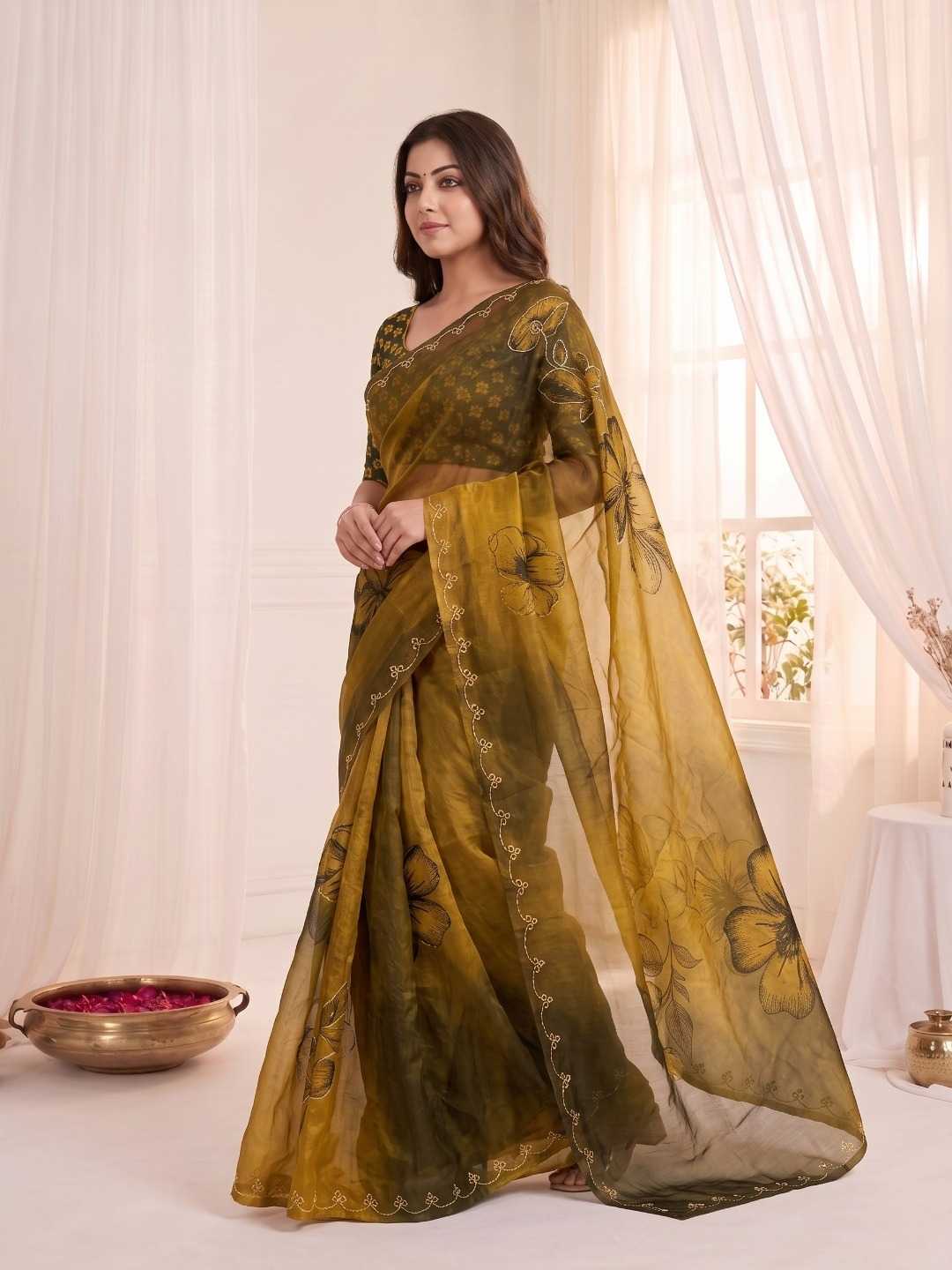 Satin Silk Soft Saree