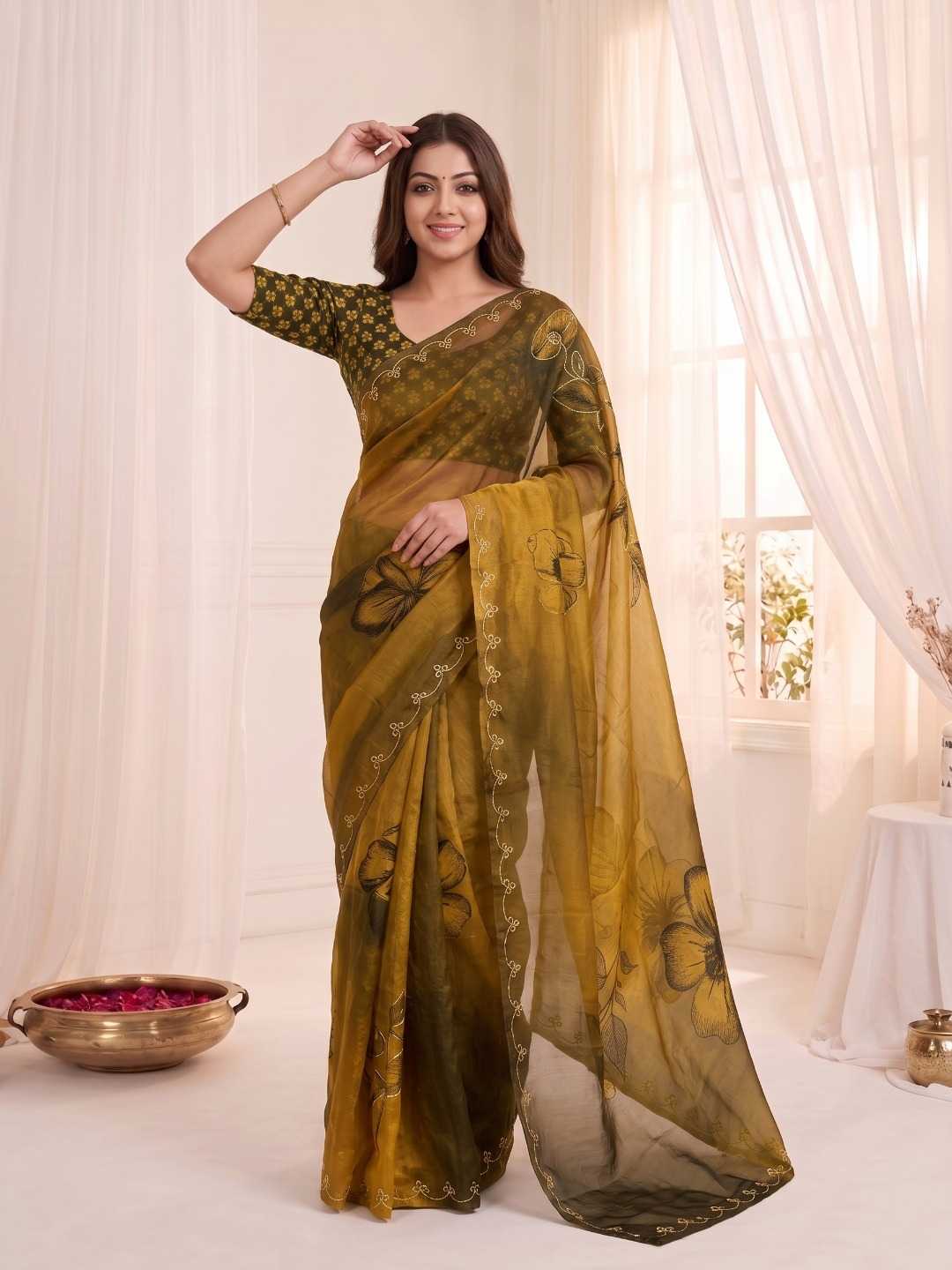 Satin Silk Soft Saree