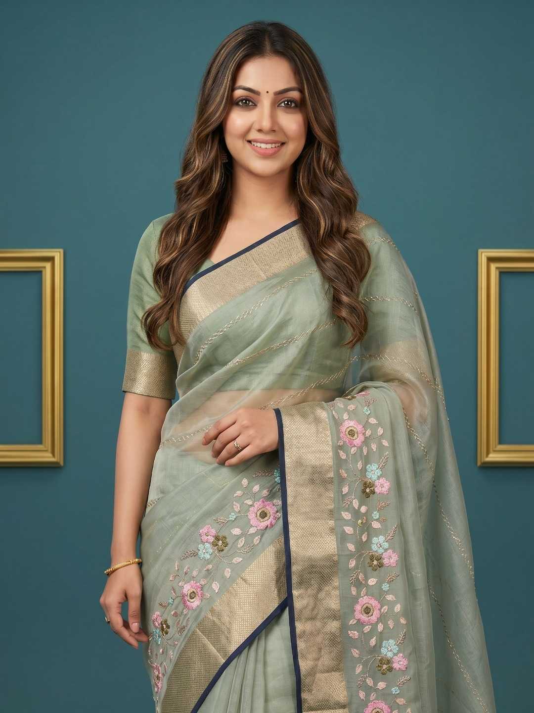 Organza Designer Saree