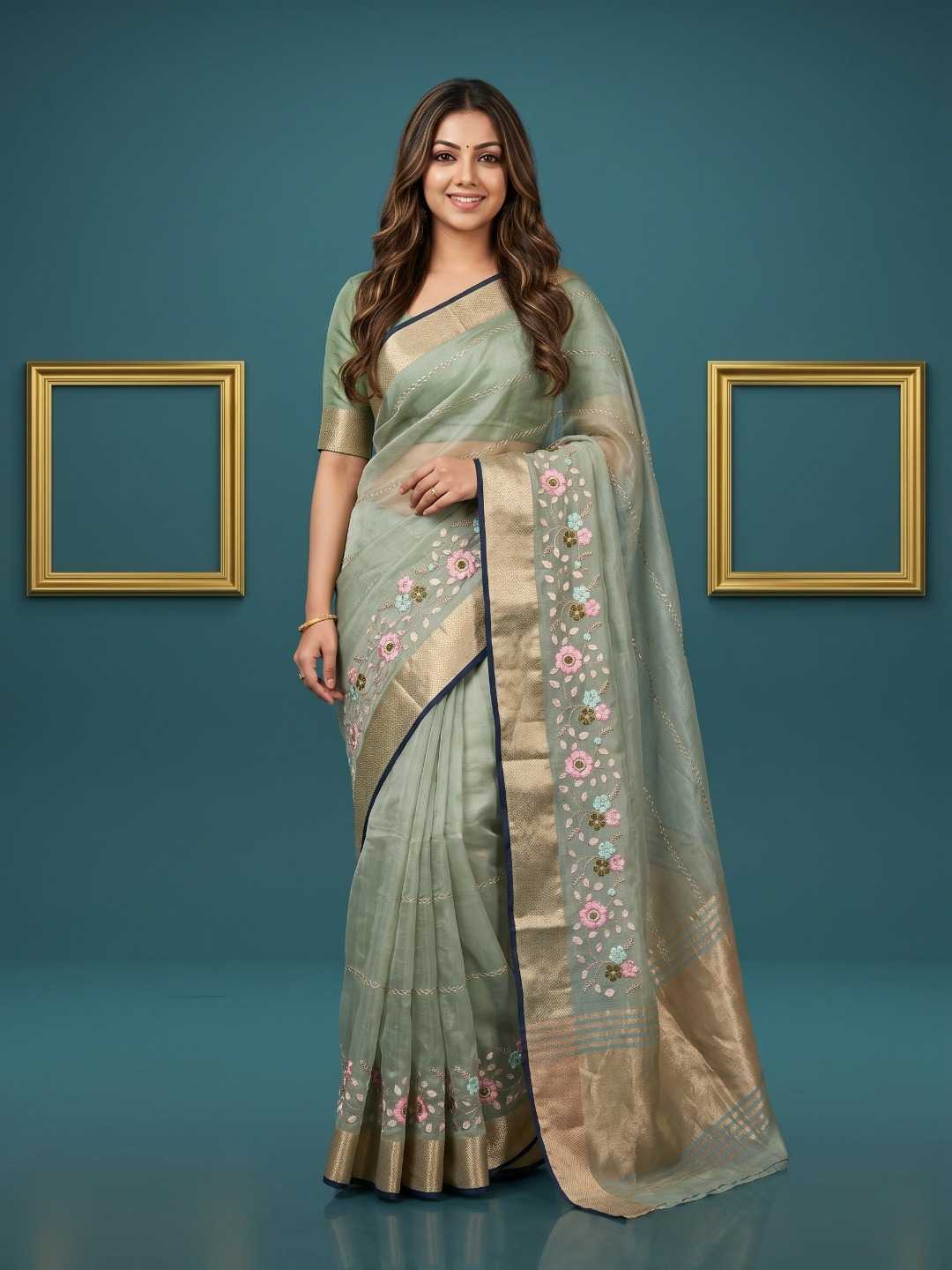 Organza Designer Saree