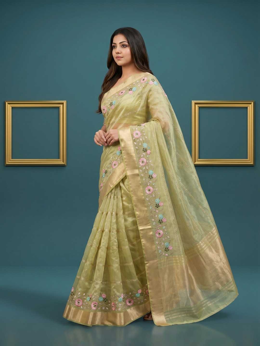 Organza Designer Saree