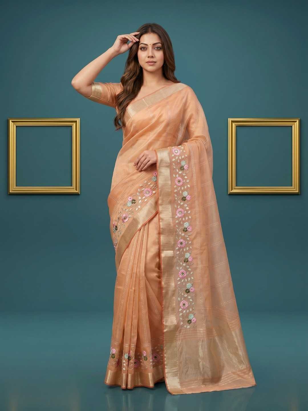 Organza Designer Saree