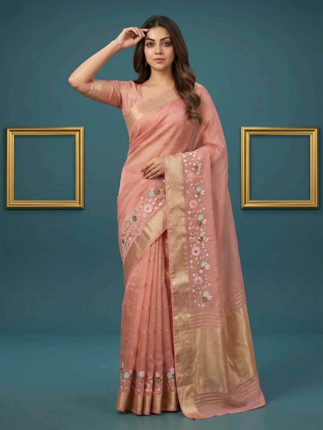 Organza Designer Saree