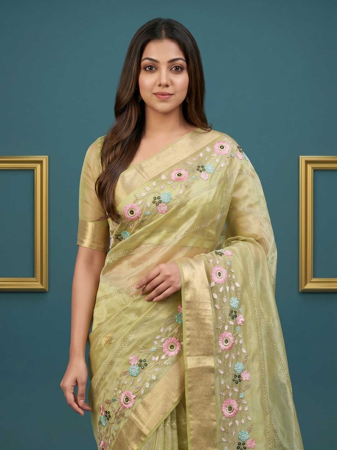 Organza Designer Saree