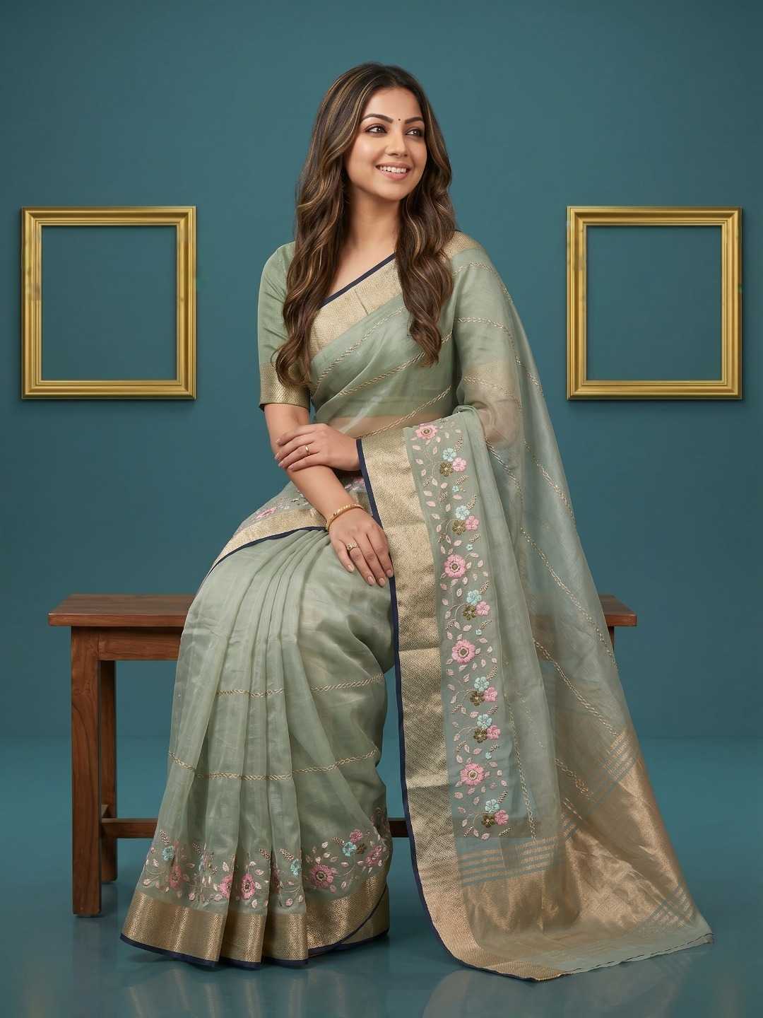 Organza Designer Saree