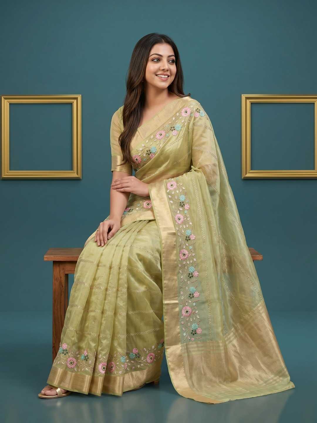 Organza Designer Saree