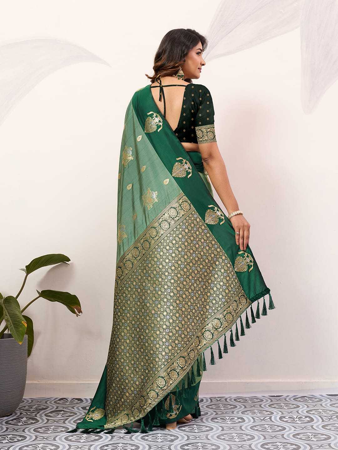 Varsha Soft Silk Saree in Violet