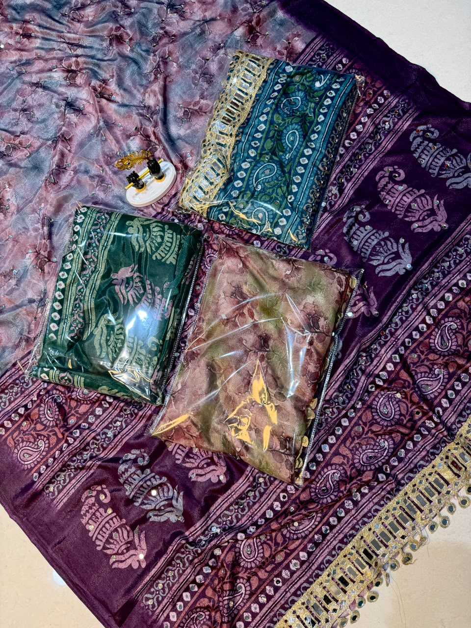 Ajarakh Premium Soft Silk Saree