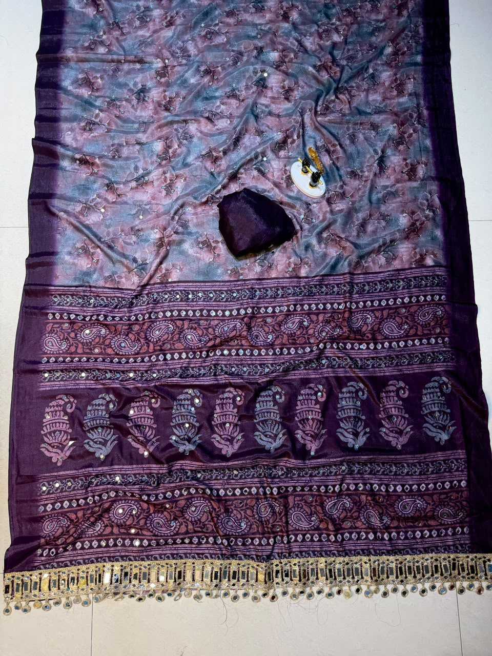 Ajarakh Premium Soft Silk Saree