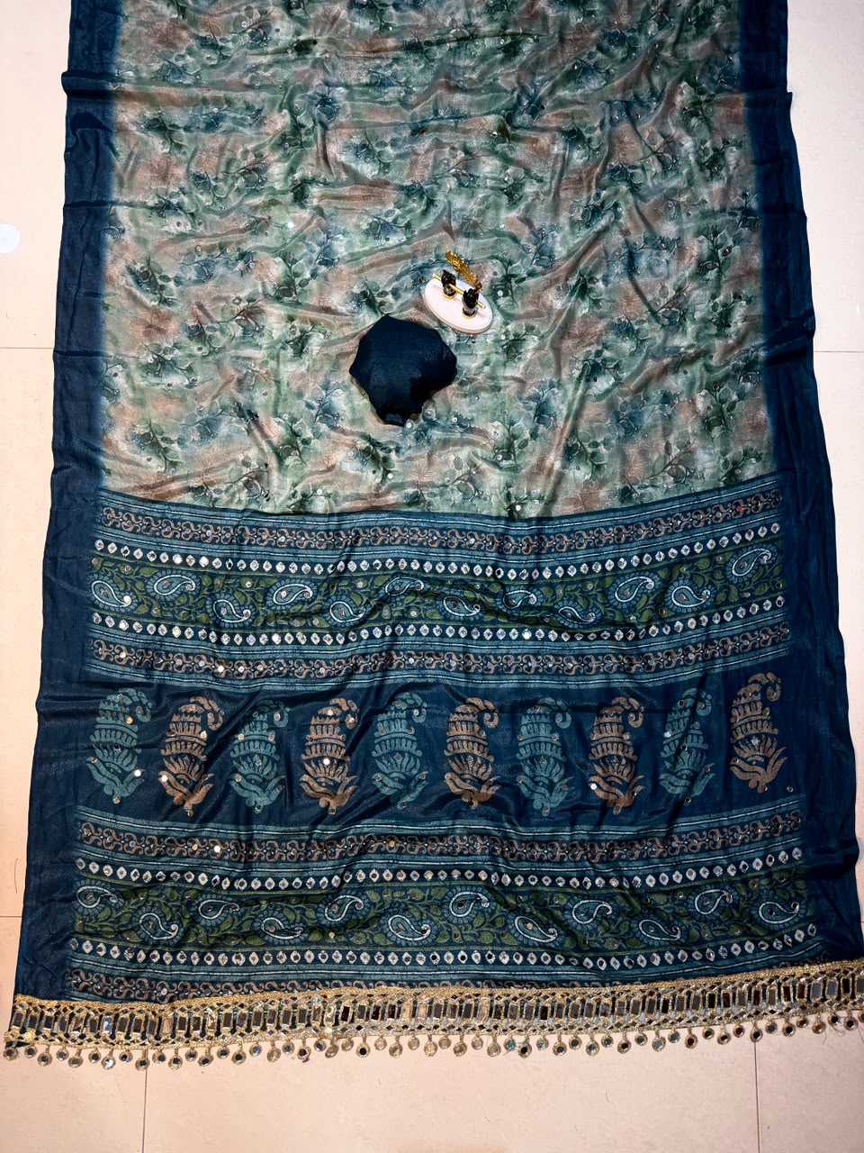 Ajarakh Premium Soft Silk Saree