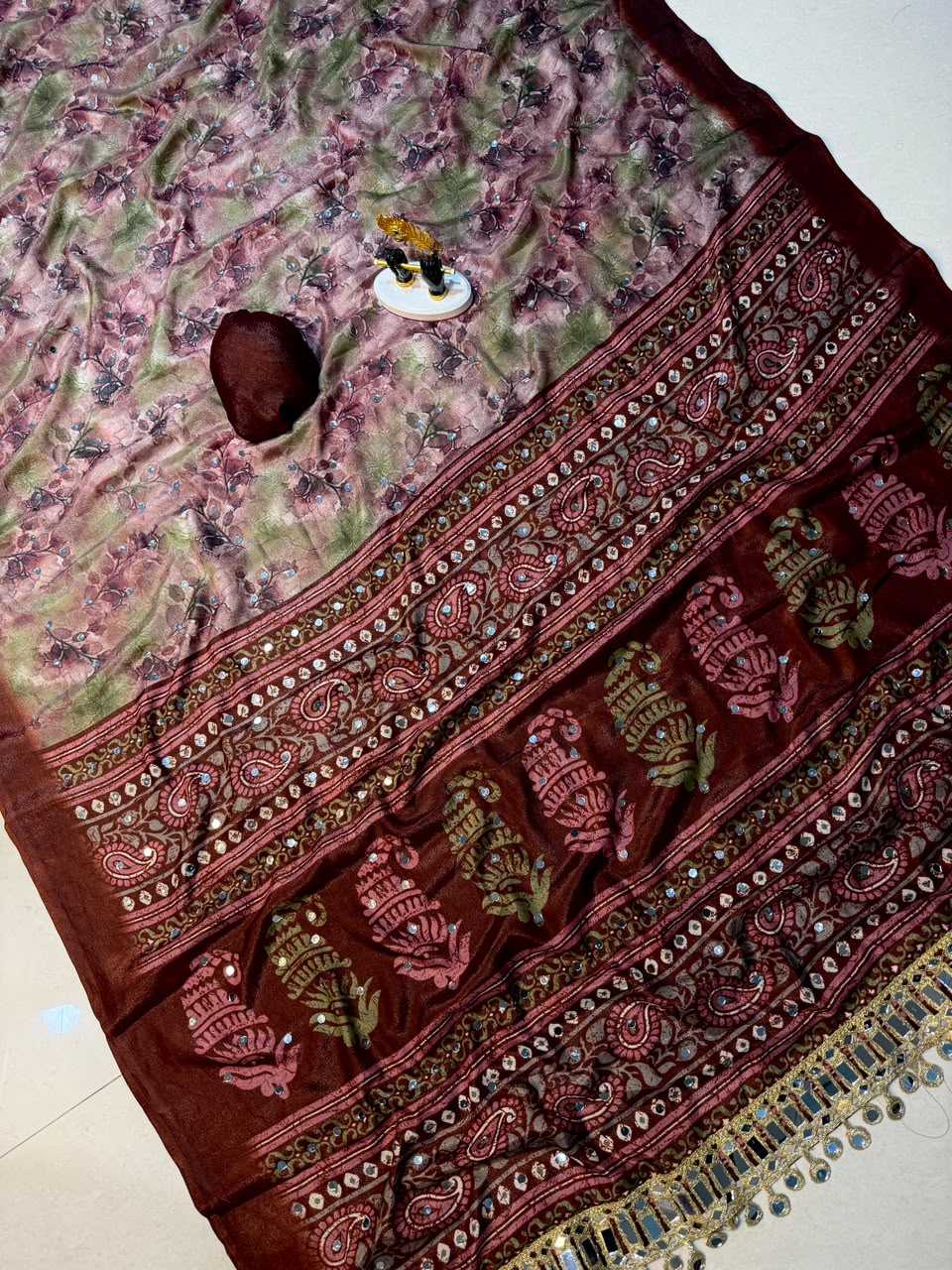Ajarakh Premium Soft Silk Saree