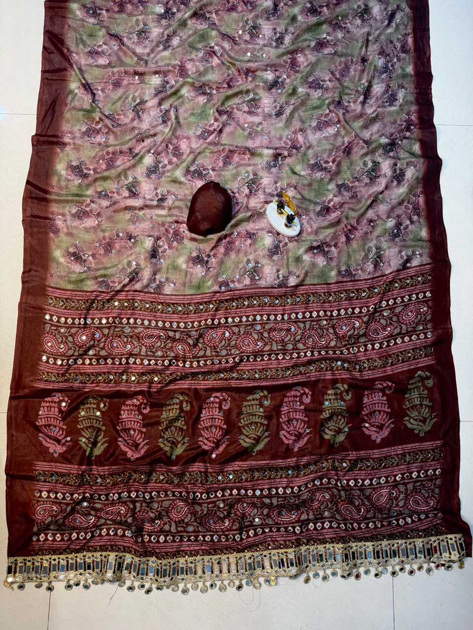 Ajarakh Premium Soft Silk Saree