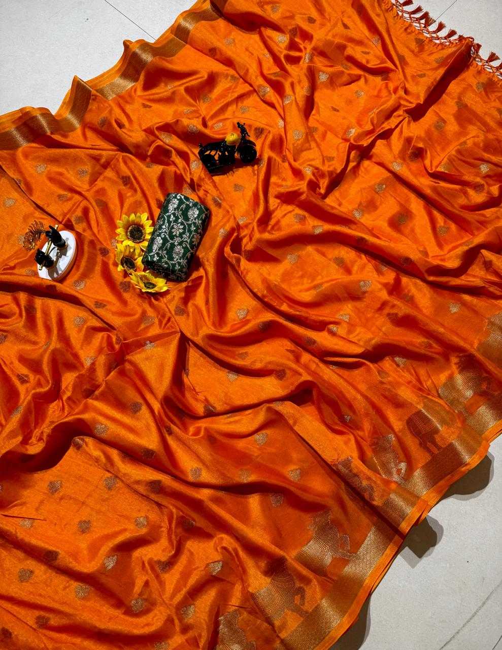 Anya Dola Silk Saree in Red