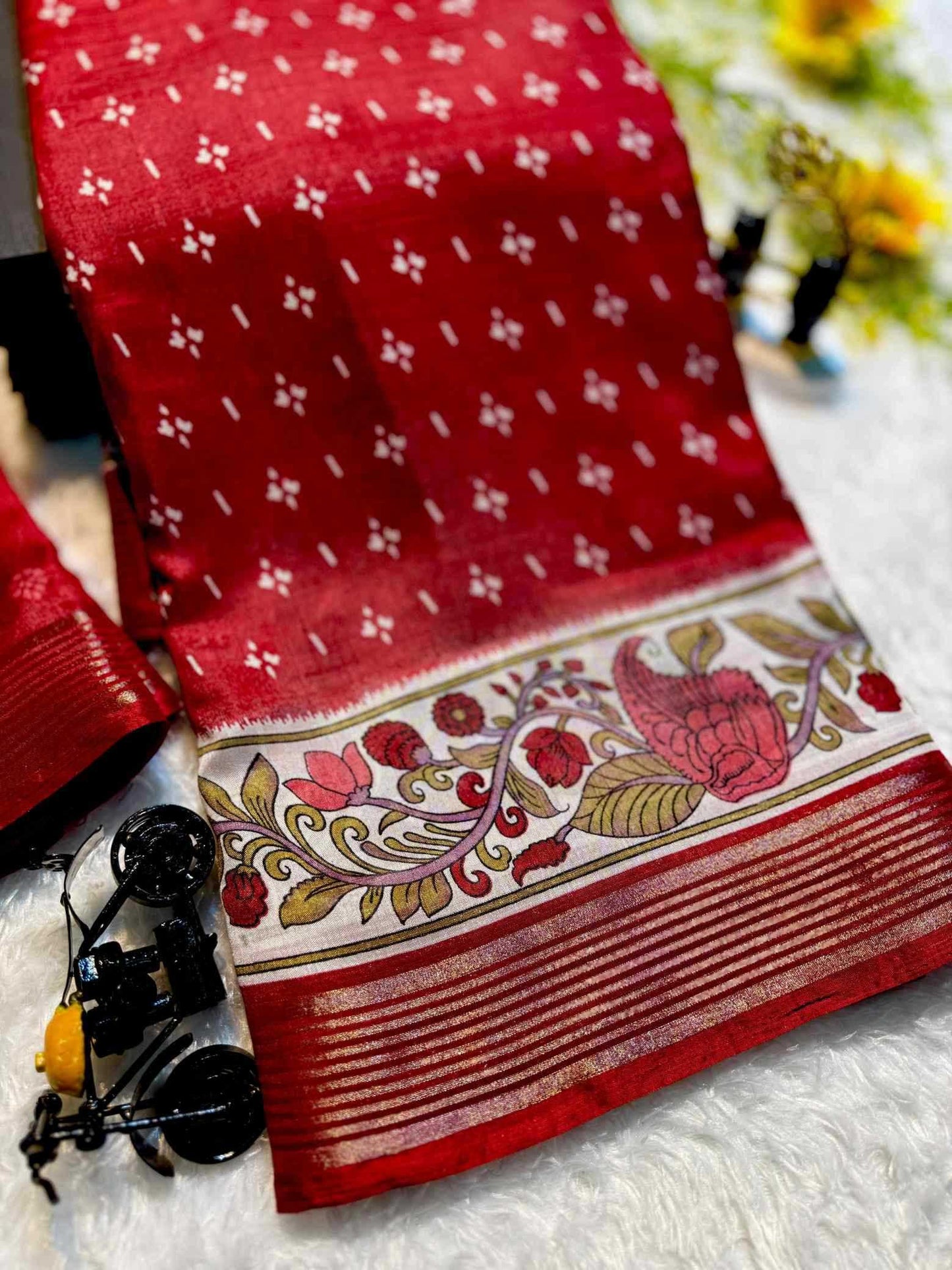Cotton Printed Saree
