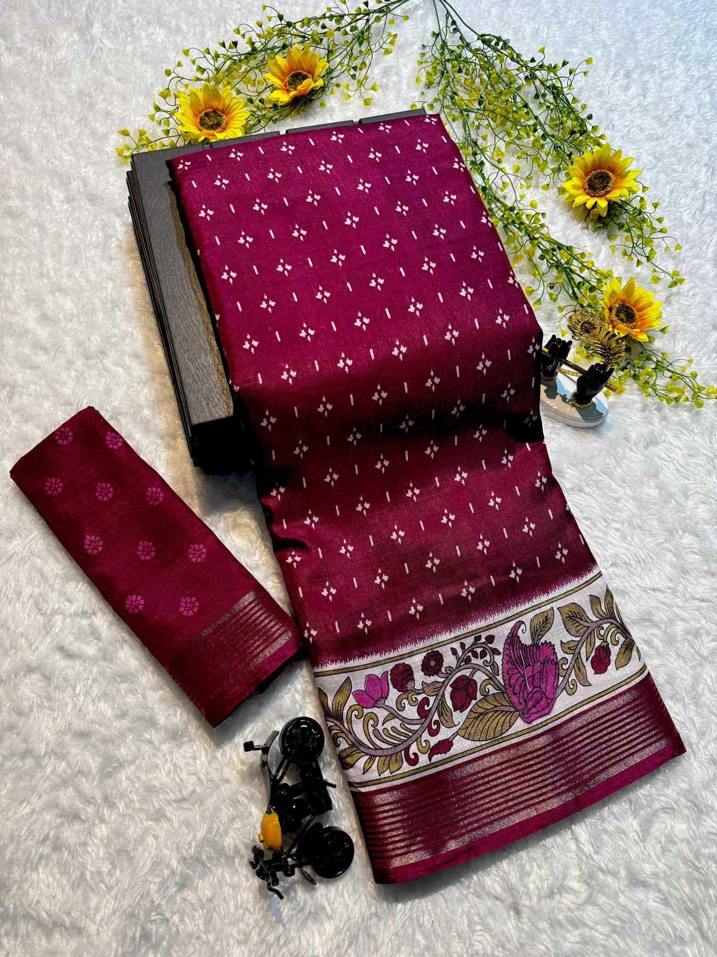 Cotton Printed Saree