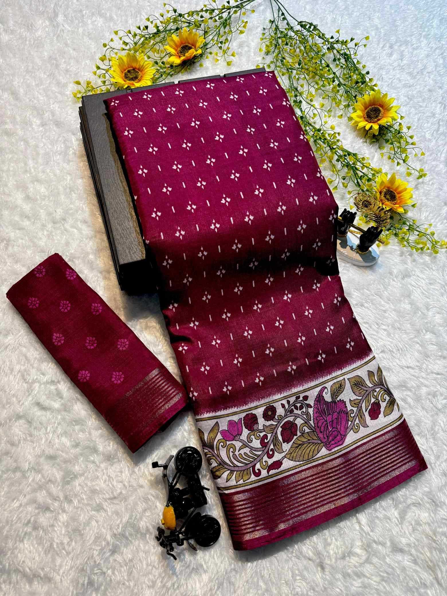Cotton Printed Saree