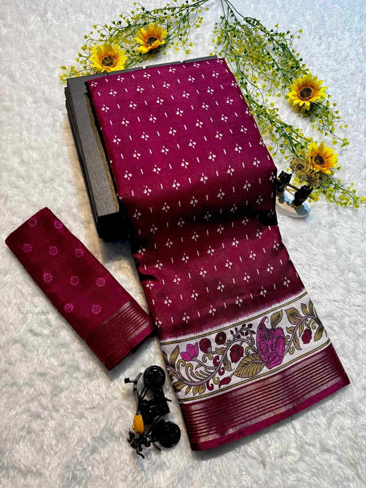 Cotton Printed Saree