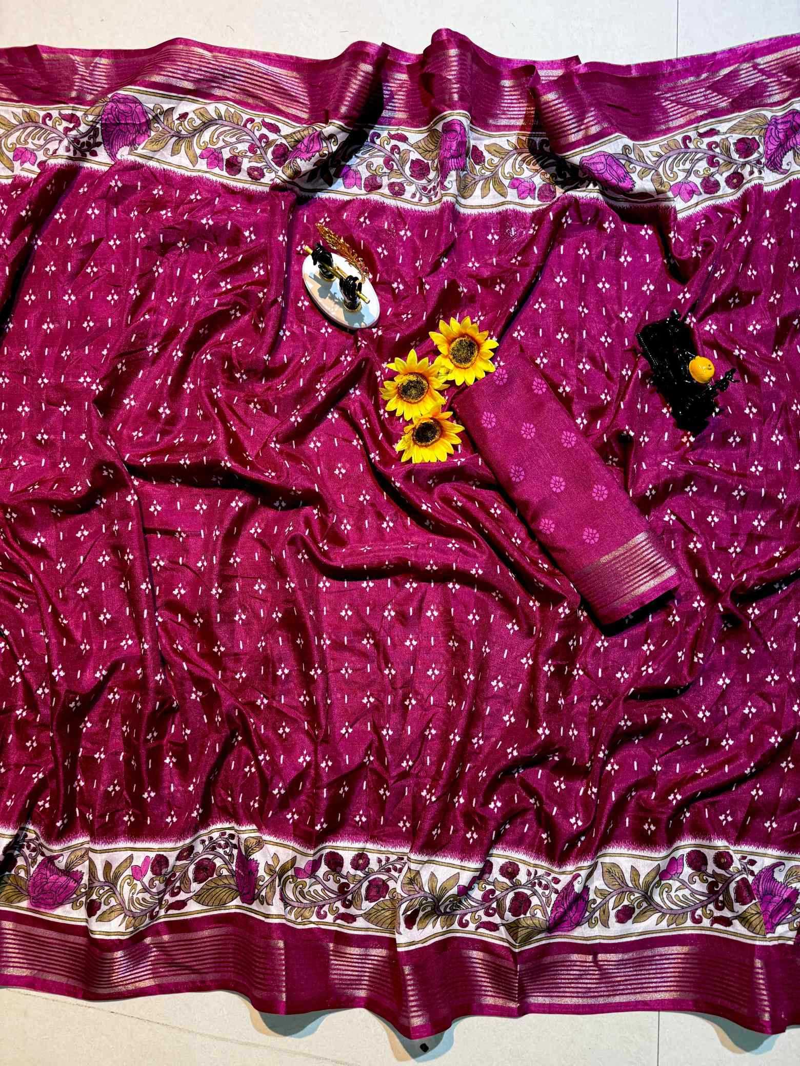 Cotton Printed Saree