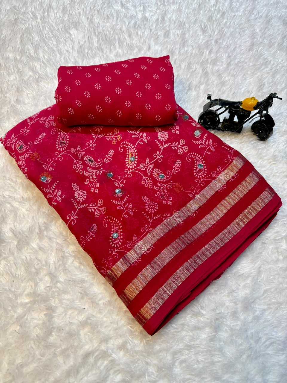 Manali Premium Georgette Designer Saree
