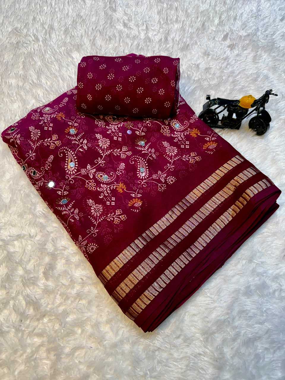 Manali Premium Georgette Designer Saree