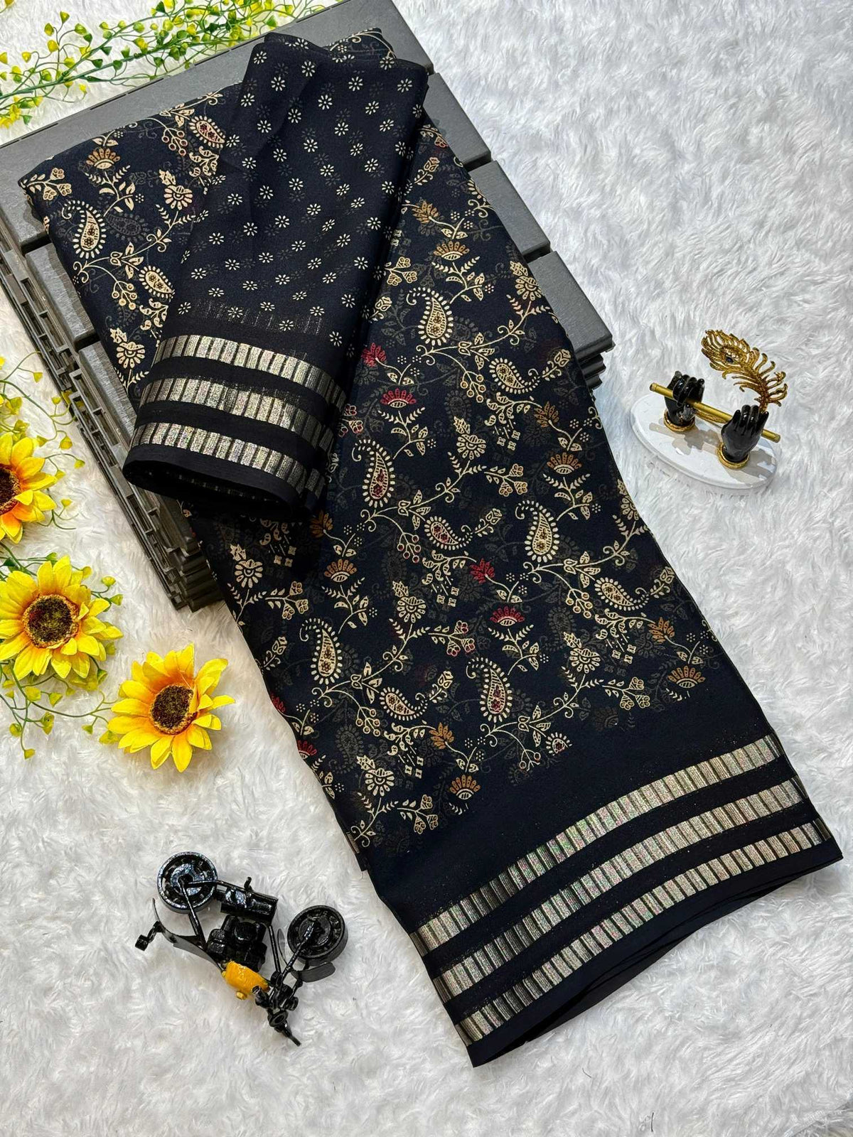 Manali Premium Georgette Printed Saree