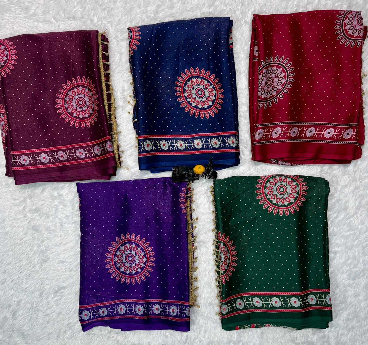 Rangoli Premium Georgette Designer Saree