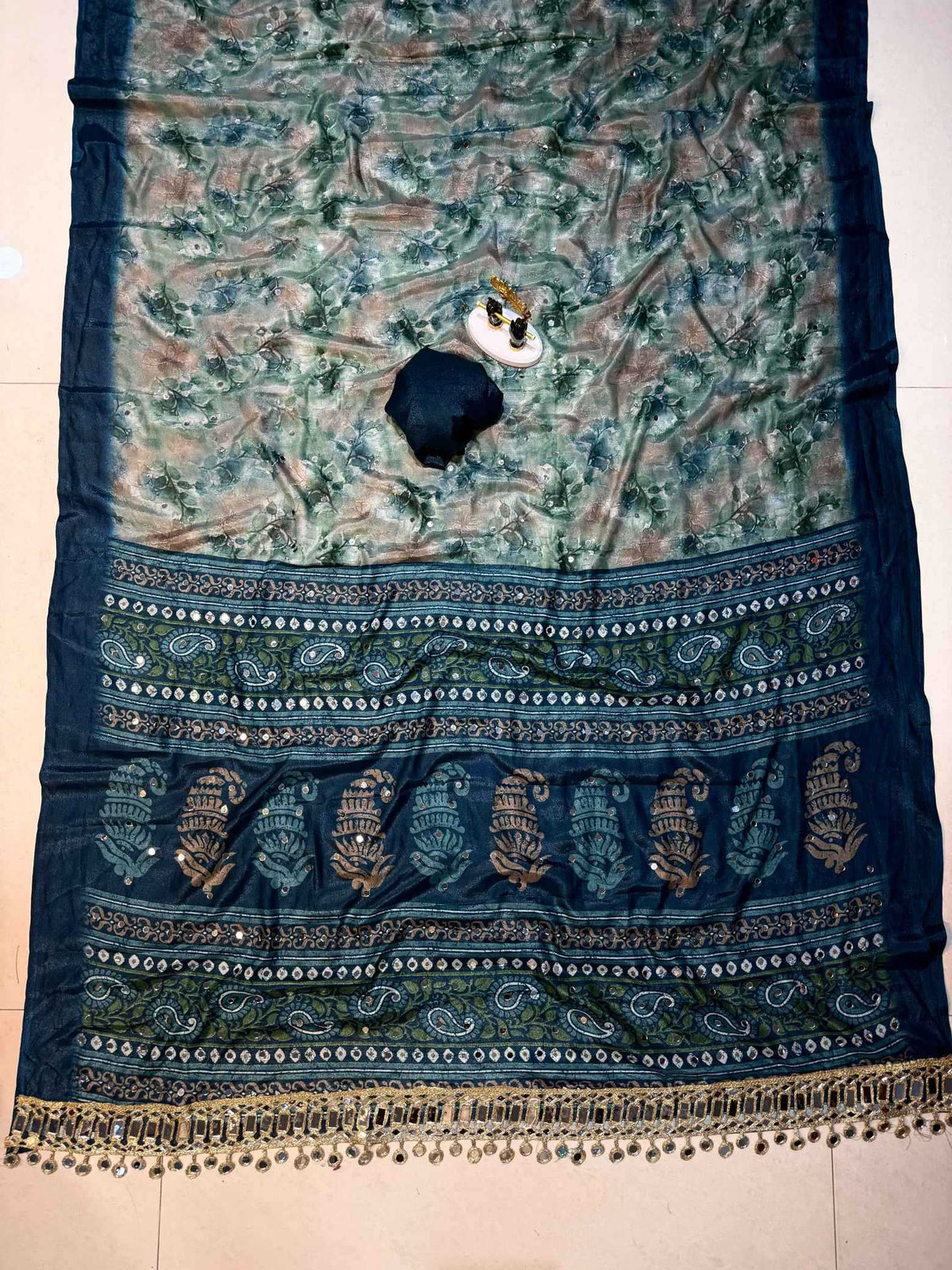 Thunder Pure Silk Soft Saree