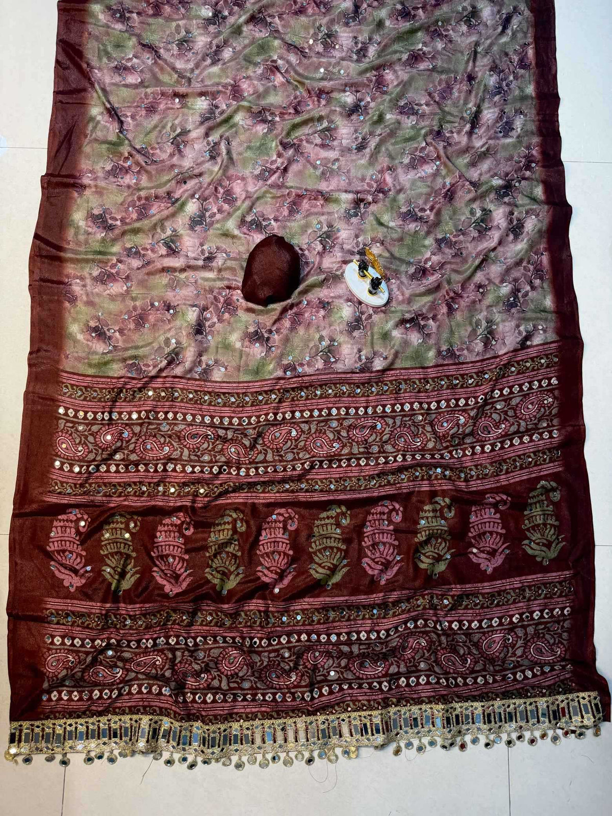 Thunder Pure Silk Soft Saree