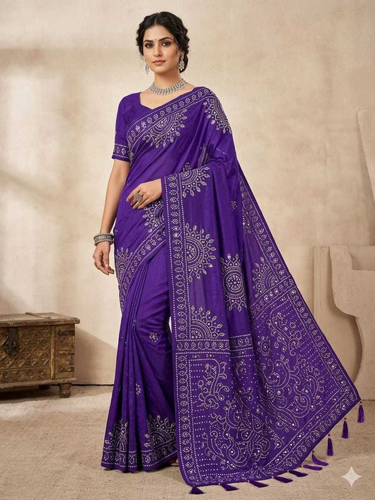 Crepe Silk Fancy Saree