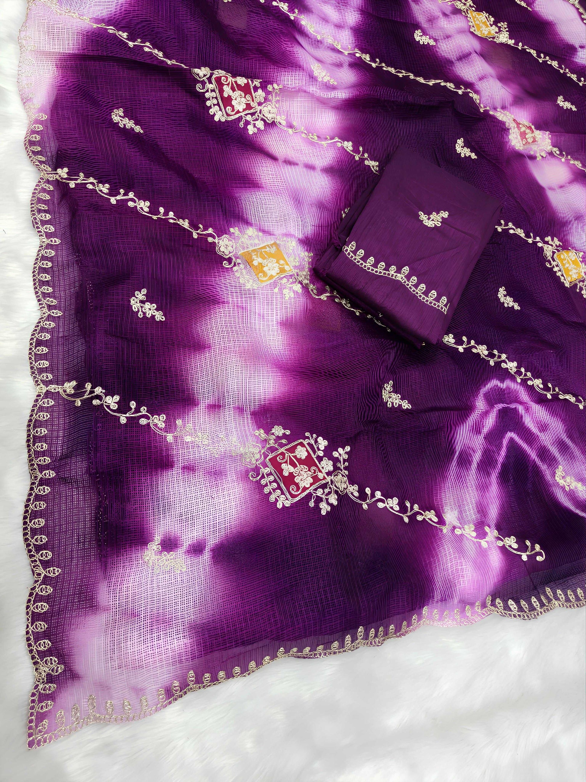 Soft Cotton Party Wear Saree