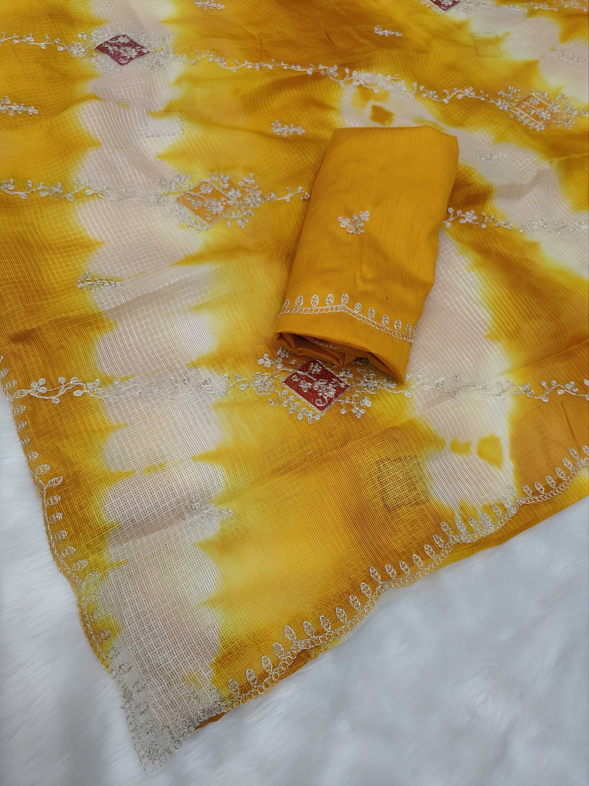 Soft Cotton Party Wear Saree