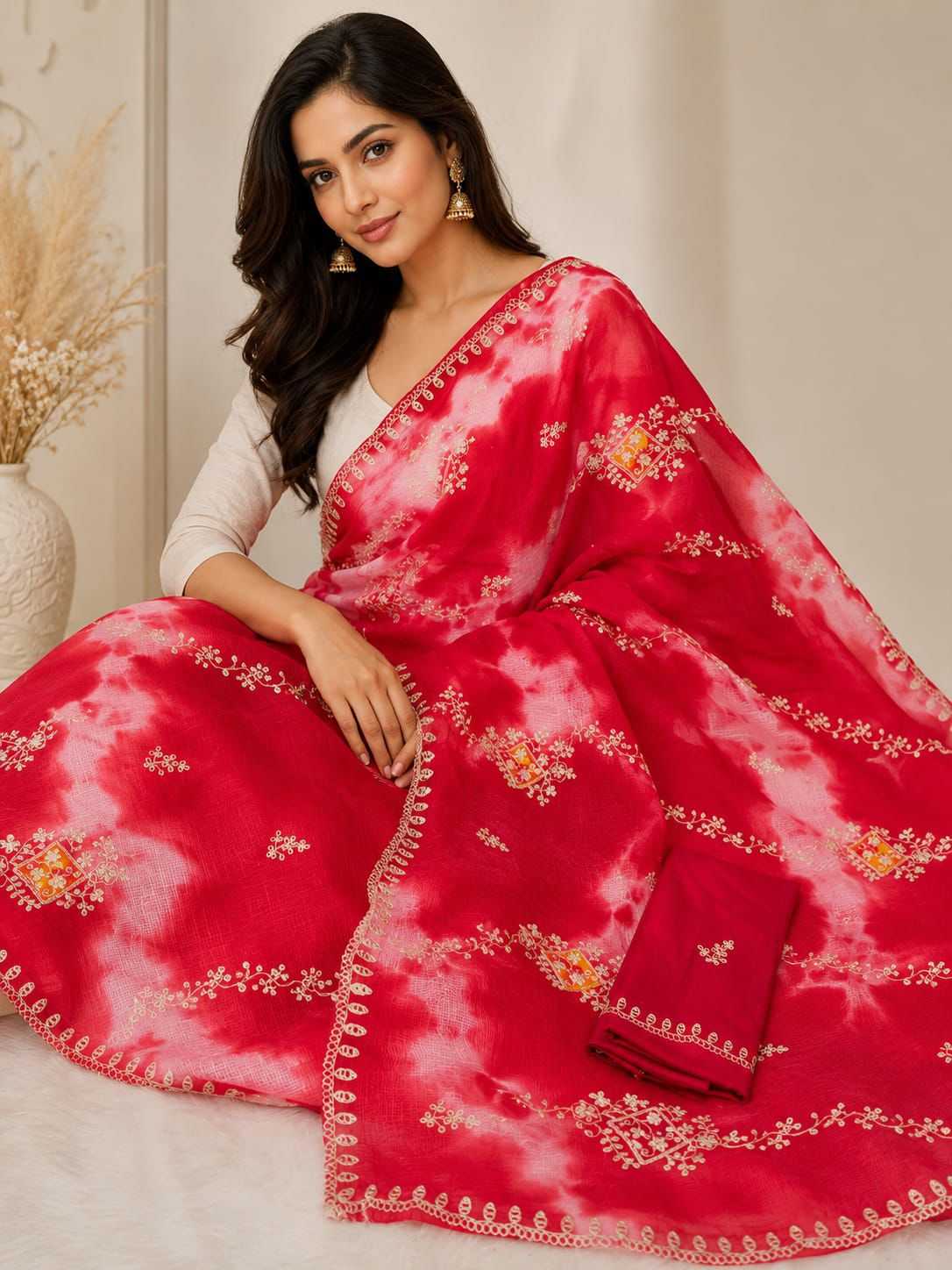 Soft Cotton Party Wear Saree