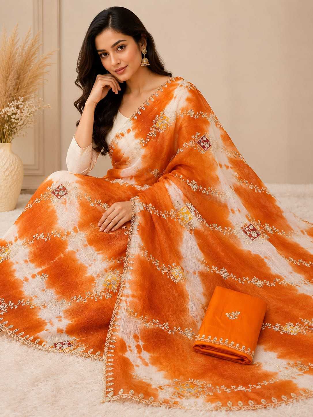 Soft Cotton Party Wear Saree