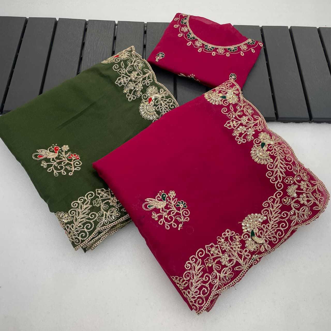 Georgette Fancy Saree