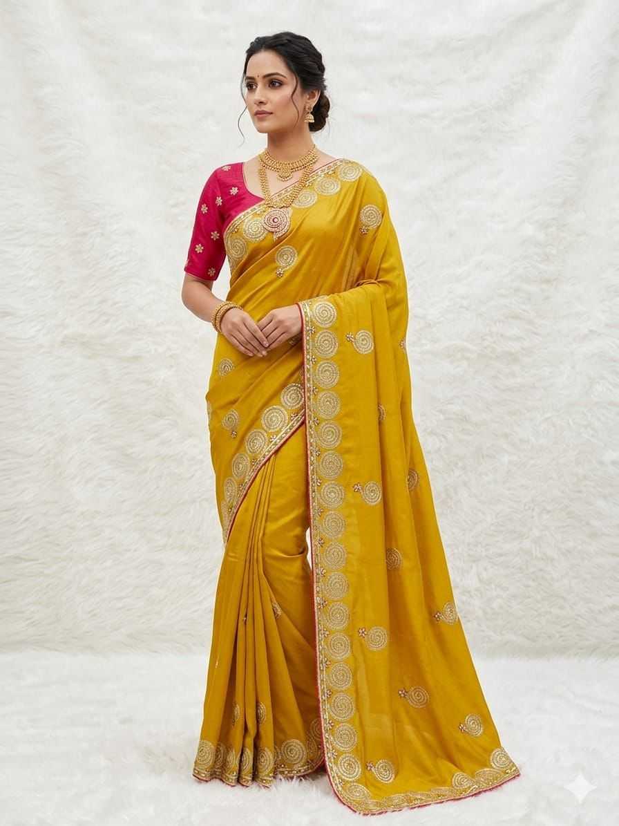 Soft Silk Party Wear Saree
