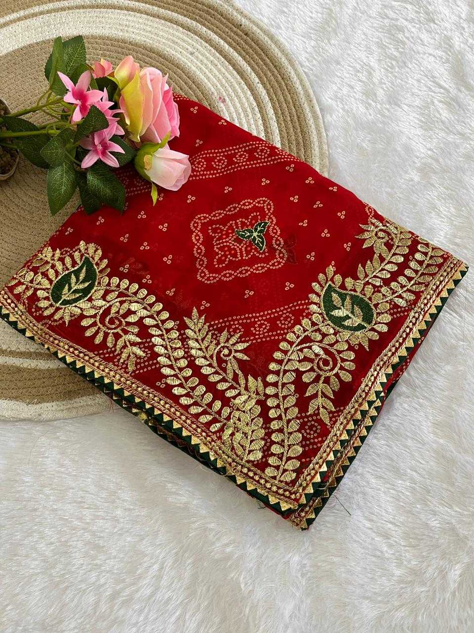 Georgette Printed Saree