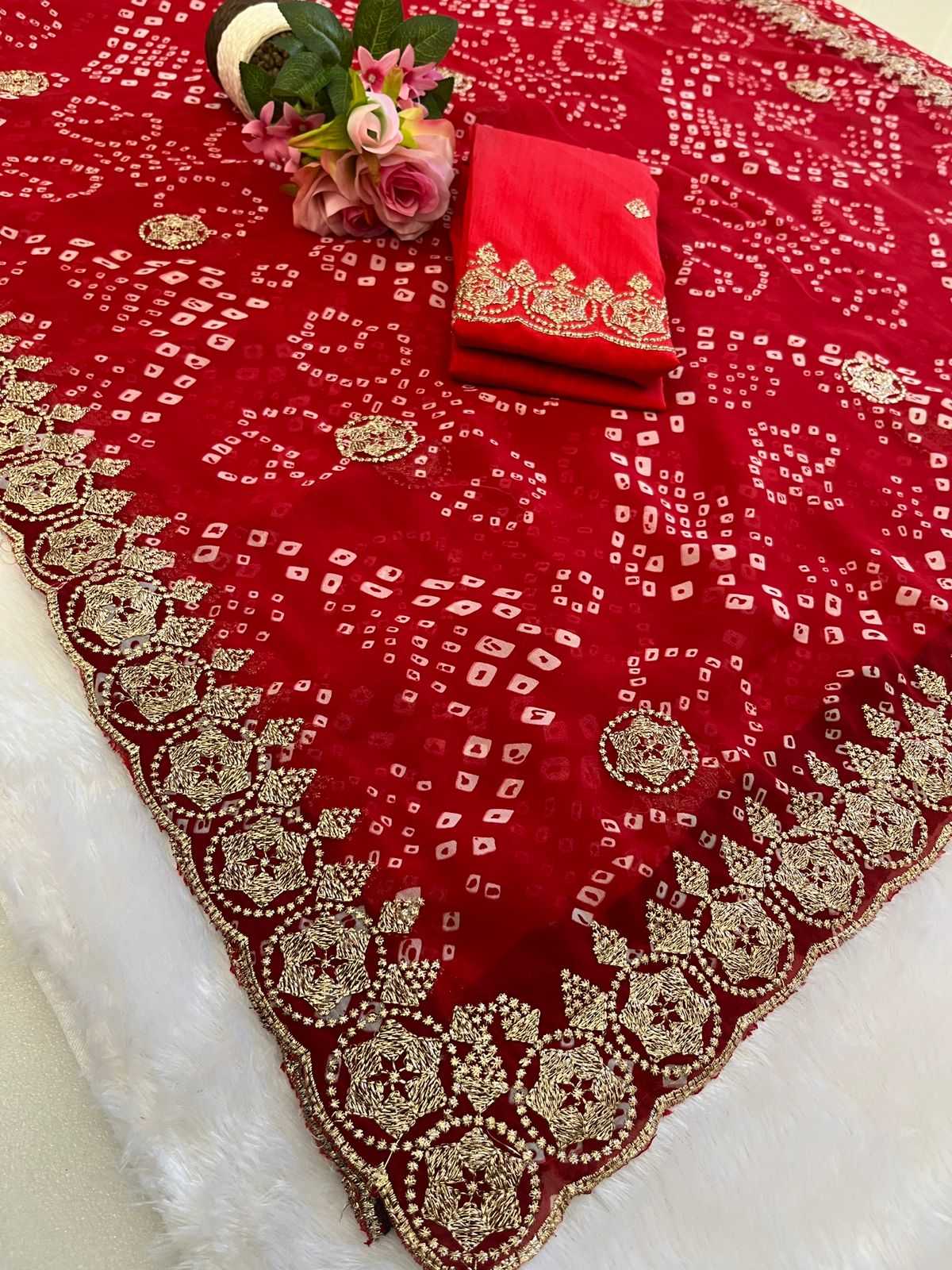 Georgette Designer Saree